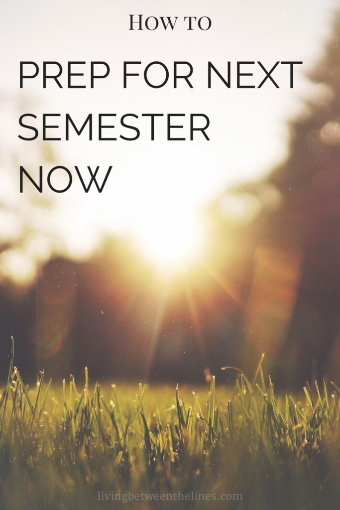 5 quick tricks for making your life easier between semesters.