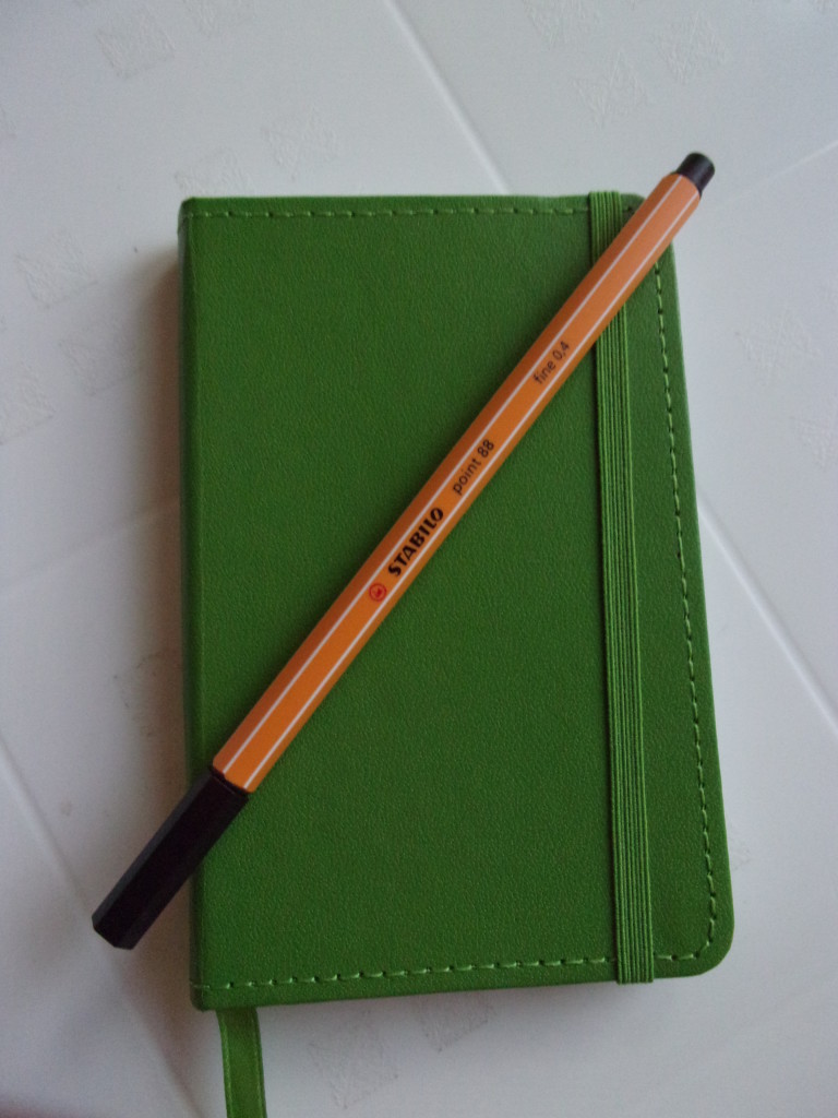 Finding the right notebook is the first step in setting up a bullet journal.