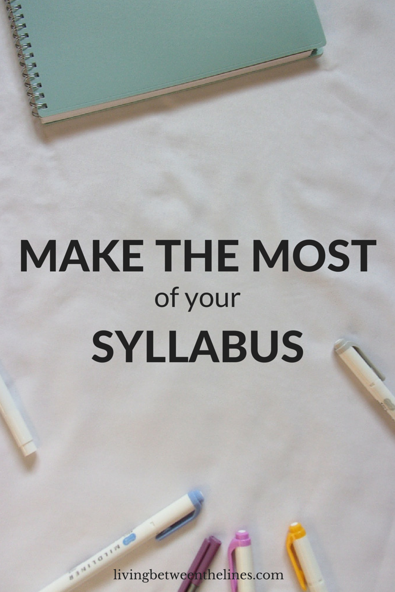 Syllabus week is so boring, but using your syllabus right is the key to a successful semester!