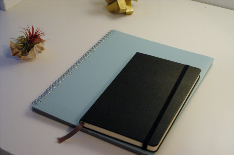 Planners work better when they're portable - bullet journals let you downsize to something you can take anywhere.