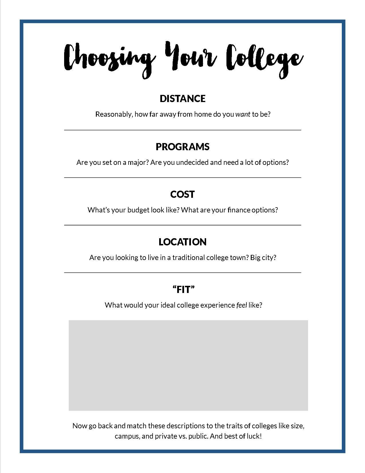 choosing-a-college-worksheet