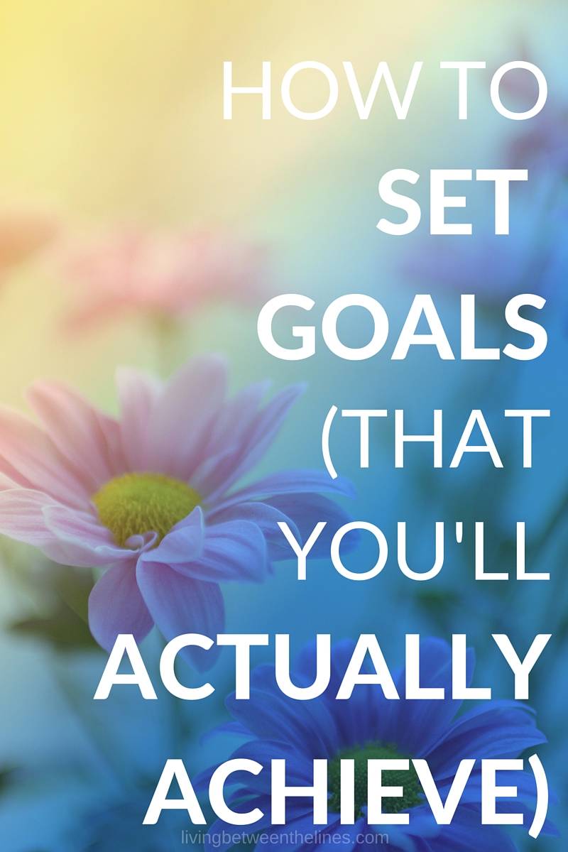 Setting goals is essential for success, but what good are they if you never follow through? Learn the best tips and tricks for setting goals you'll actually achieve with a free mini-workbook to help you out!